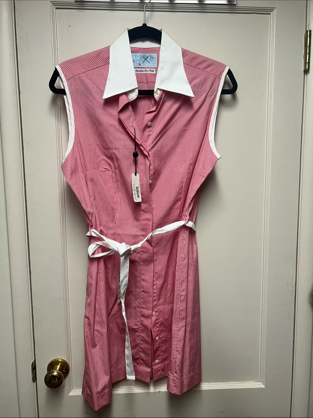 Thomas Pink Sleeveless Mini Dress sz 10 NWT